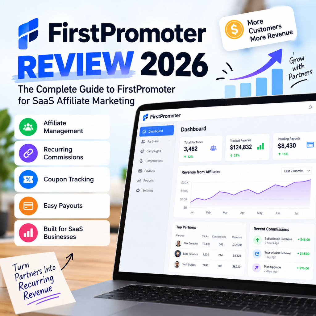FirstPromoter Review 2026 Dashboard Guide